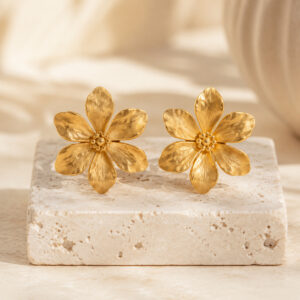 Pendientes Dalia Dorados