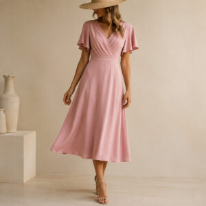 Vestido Valentina Rosa